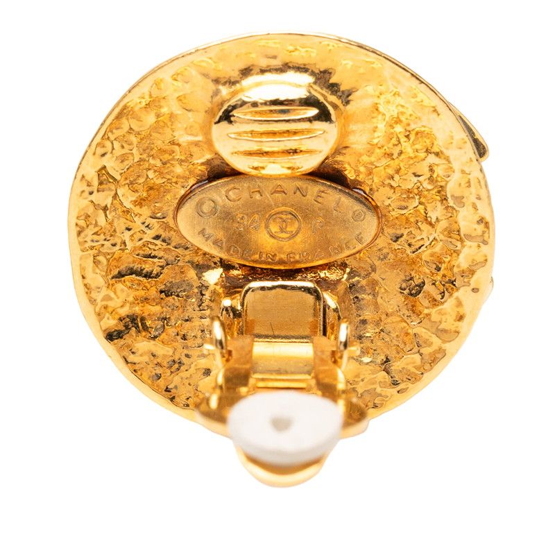 Chanel CC Logo Vintage Gold Plated — view 3