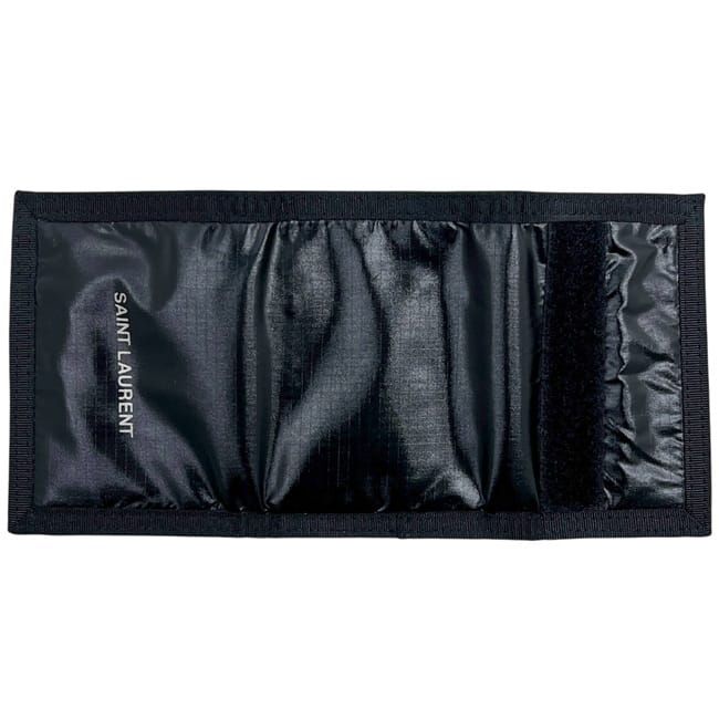 Saint Laurent Trifold Wallet Black — view 3