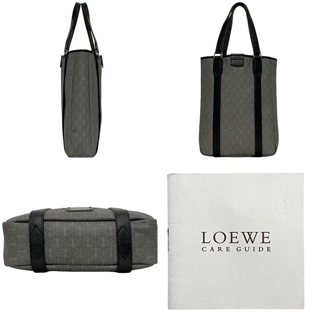 Loewe Tote Gray Anagram Leather — view 2