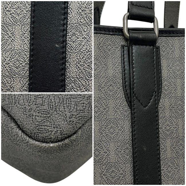 Loewe Tote Gray Anagram Leather — view 7