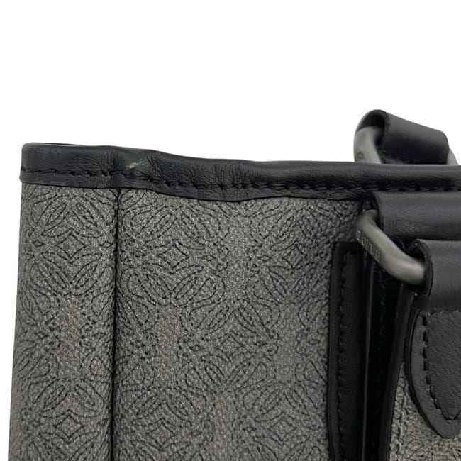 Loewe Tote Gray Anagram Leather — view 6