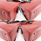 Louis Vuitton Tuilette Tote 2-Way Shoulder Epi Leather Red Navy — view 4