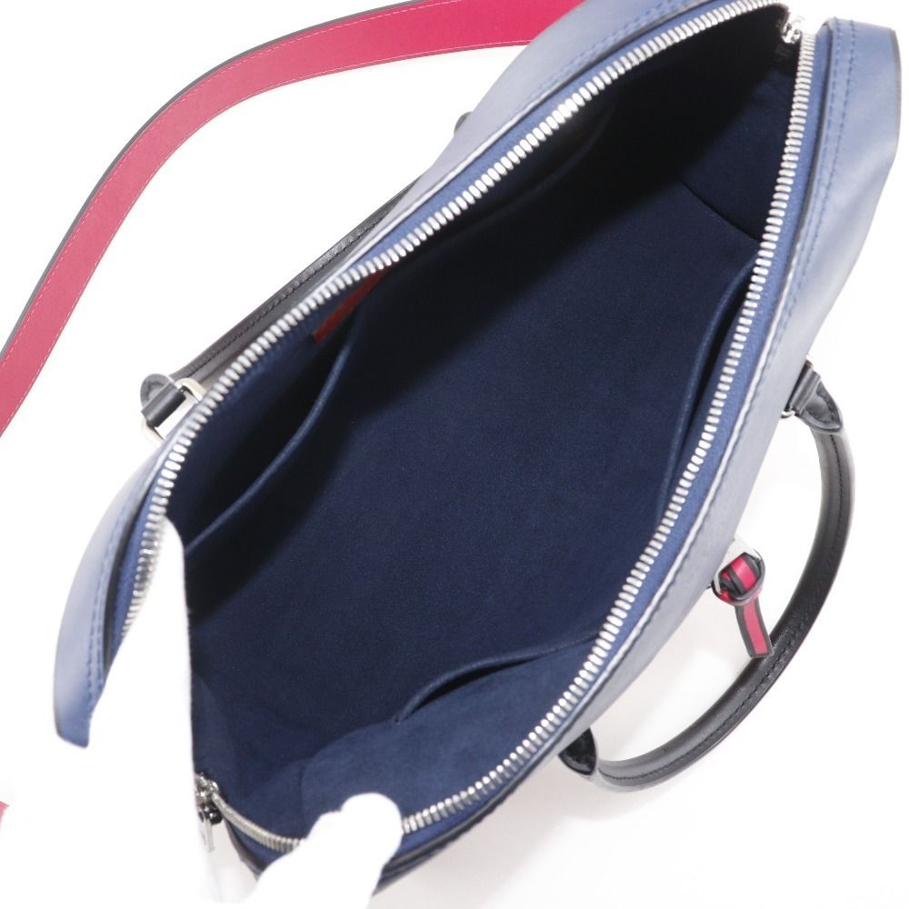 Louis Vuitton Tuilette Tote 2-Way Shoulder Epi Leather Red Navy — view 6