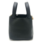 Hermes Handbag Picotin Lock PM Taurillon Morris Black — view 3