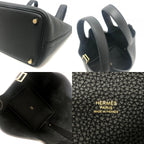 Hermes Handbag Picotin Lock PM Taurillon Morris Black — view 7