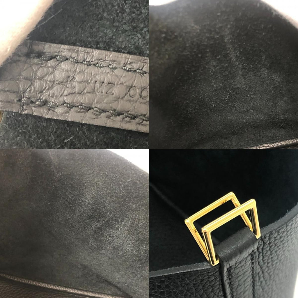 Hermes Handbag Picotin Lock PM Taurillon Morris Black — view 8