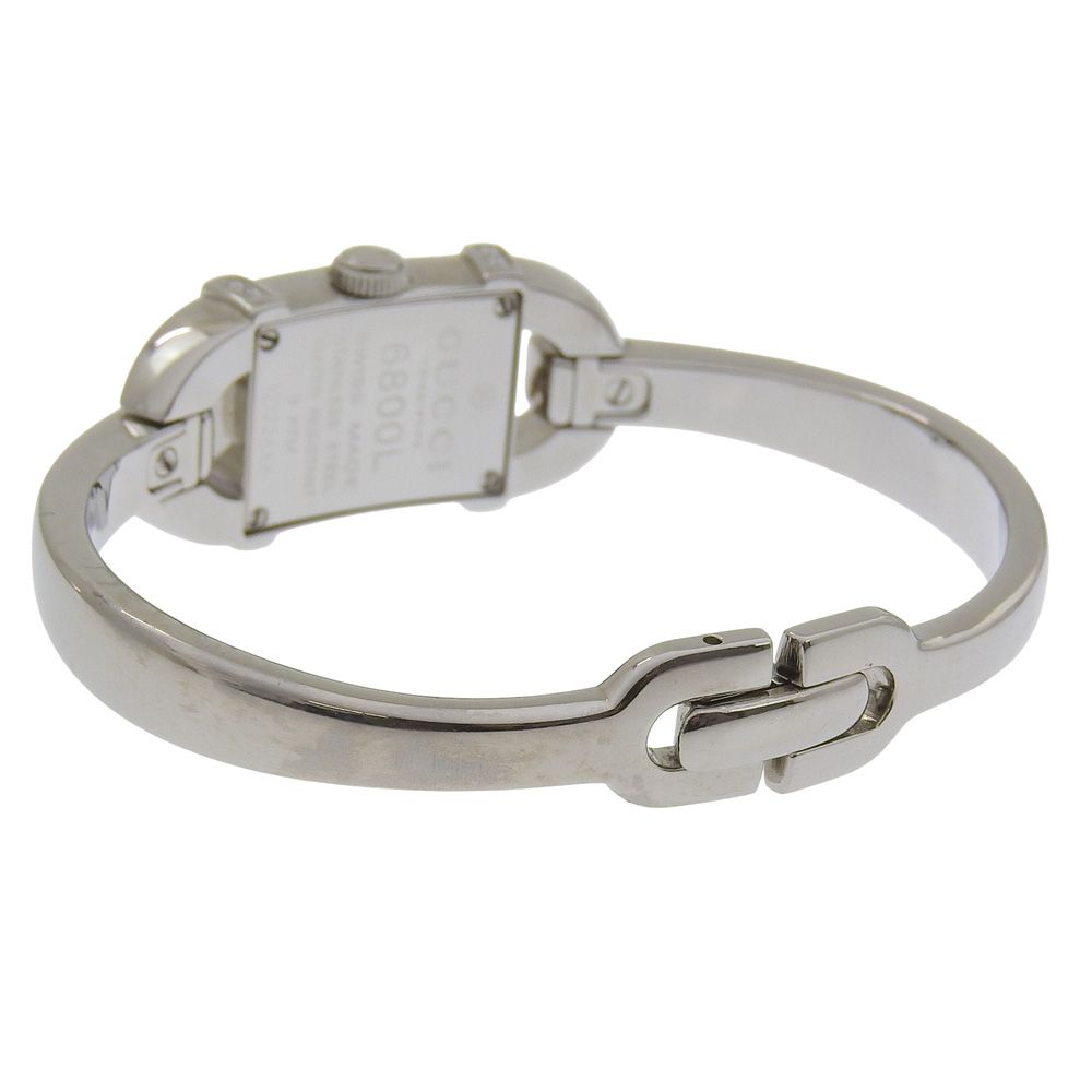 Gucci Stainless Steel Diamond Quartz Analog Display White Shell — view 5