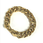 Louis Vuitton Bracelet Chain Links Monogram Metal Gold — view 6