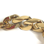 Louis Vuitton Bracelet Chain Links Monogram Metal Gold — view 7