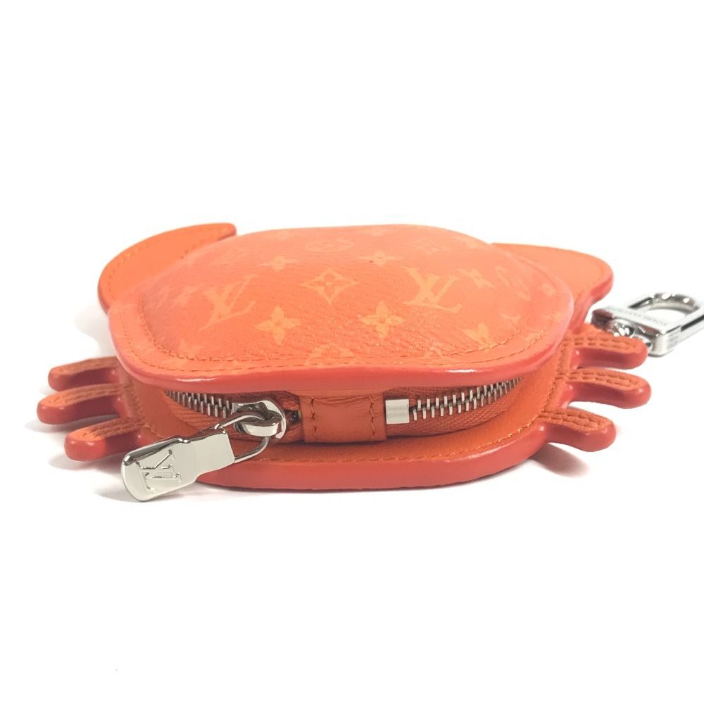 Louis Vuitton Key Holder Bag Charm LV Club Monogram Canvas Orange — view 5