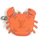 Louis Vuitton Key Holder Bag Charm LV Club Monogram Canvas Orange — view 2