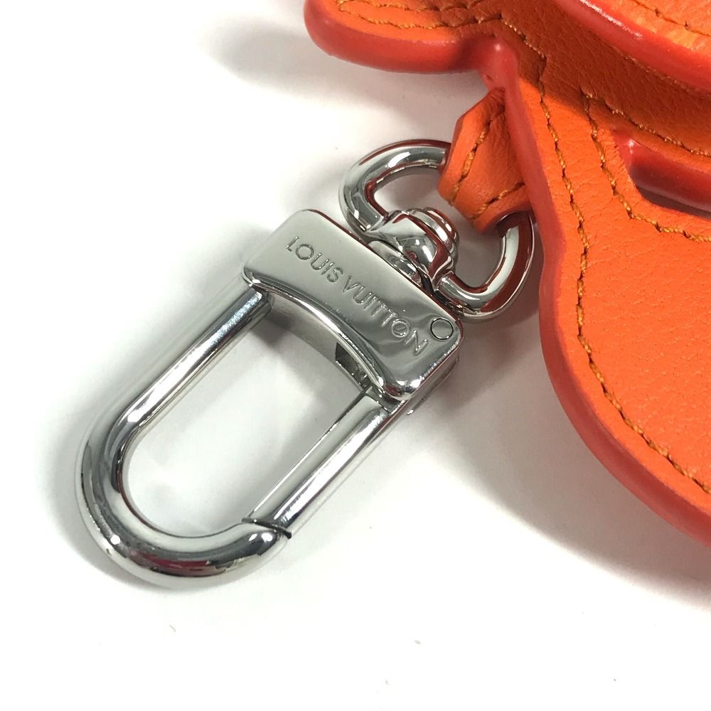 Louis Vuitton Key Holder Bag Charm LV Club Monogram Canvas Orange — view 8