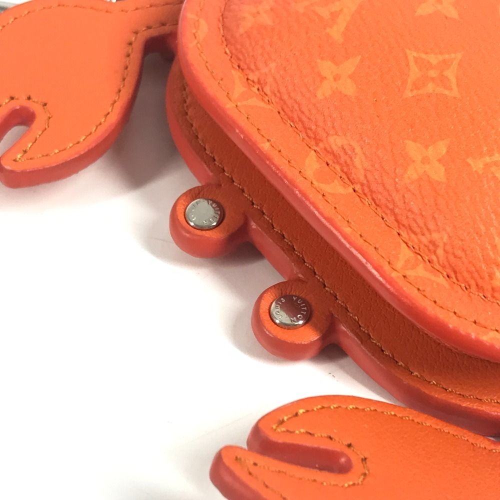 Louis Vuitton Key Holder Bag Charm LV Club Monogram Canvas Orange — view 7