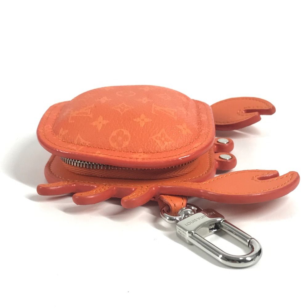 Louis Vuitton Key Holder Bag Charm LV Club Monogram Canvas Orange — view 3