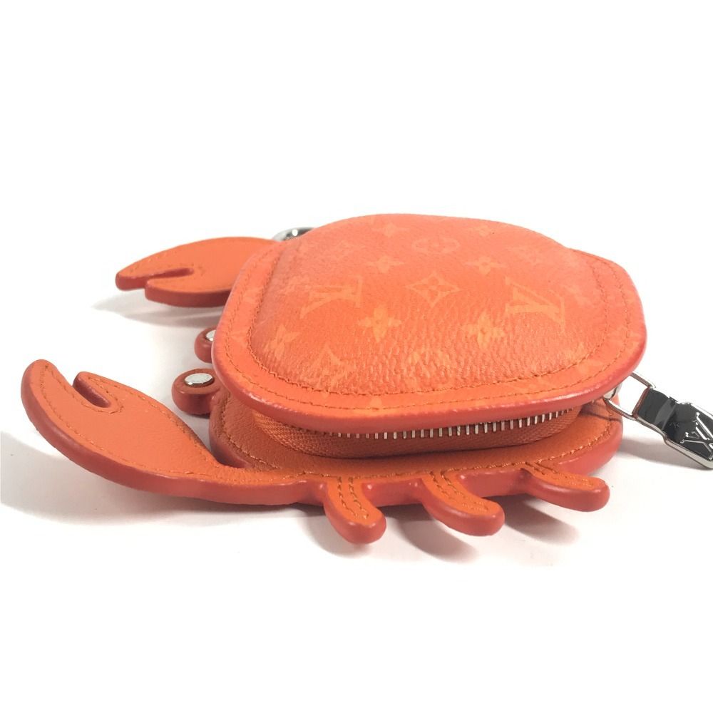 Louis Vuitton Key Holder Bag Charm LV Club Monogram Canvas Orange — view 4