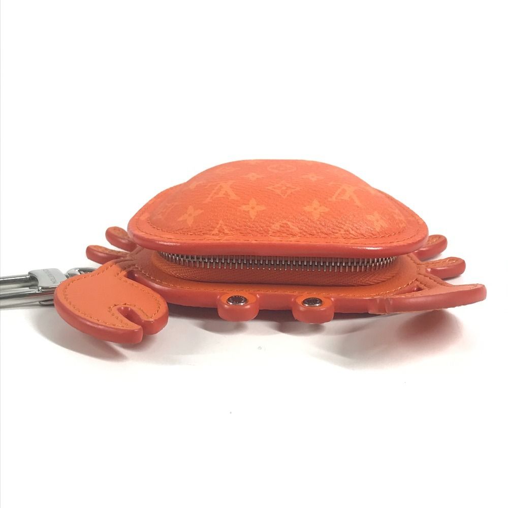 Louis Vuitton Key Holder Bag Charm LV Club Monogram Canvas Orange — view 6