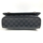 Louis Vuitton Shoulder Bag District PM NM Damier Graphite Canvas Black — view 5