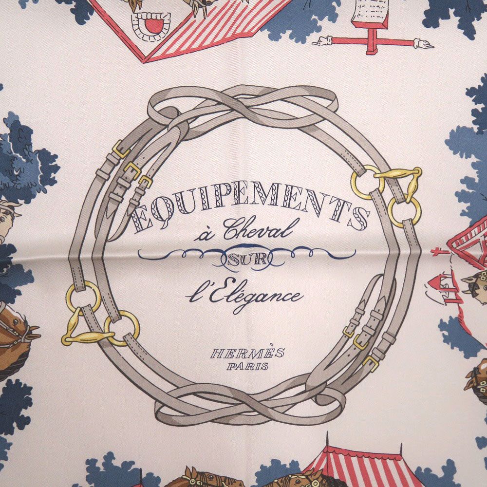 Hermes Carre 70 Horse Equipment Equipements a Cheval Sur L'elegance — view 3