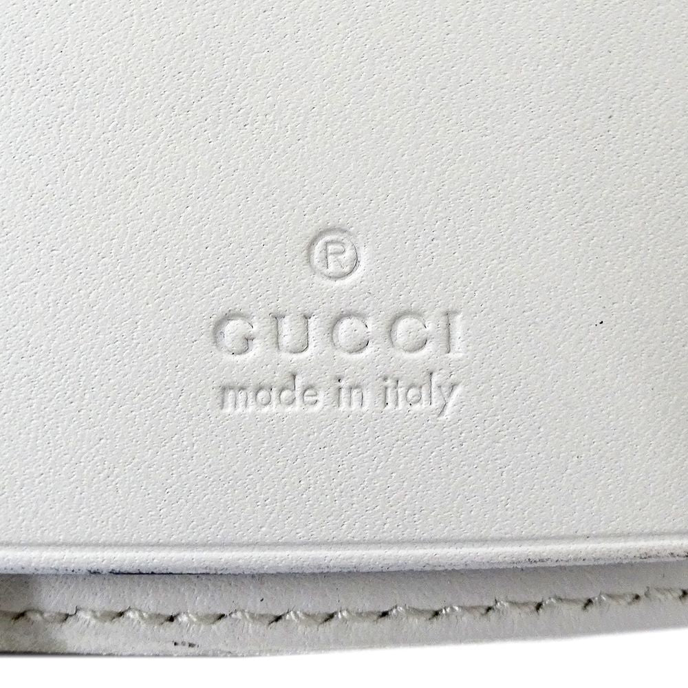 Gucci Key Case 6 Leather Black Compact Small