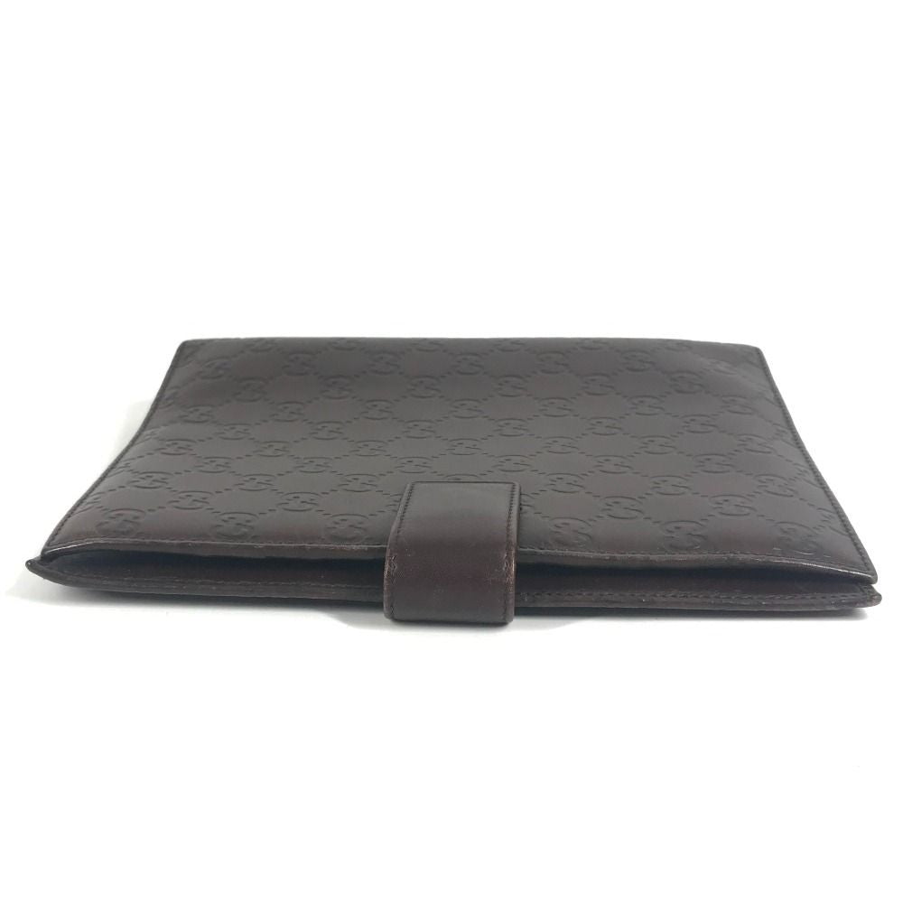 Gucci Note Cover Guccissima Logo GG Leather Brown — view 5