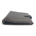 Gucci Note Cover Guccissima Logo GG Leather Brown — view 3