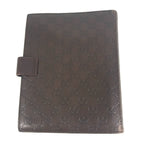 Gucci Note Cover Guccissima Logo GG Leather Brown — view 2