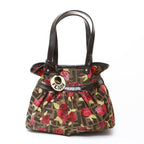 Fendi Handbag Zucca Canvas Rose Pattern — view 2