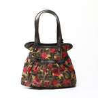Fendi Handbag Zucca Canvas Rose Pattern — view 3
