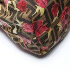 Fendi Handbag Zucca Canvas Rose Pattern — view 6