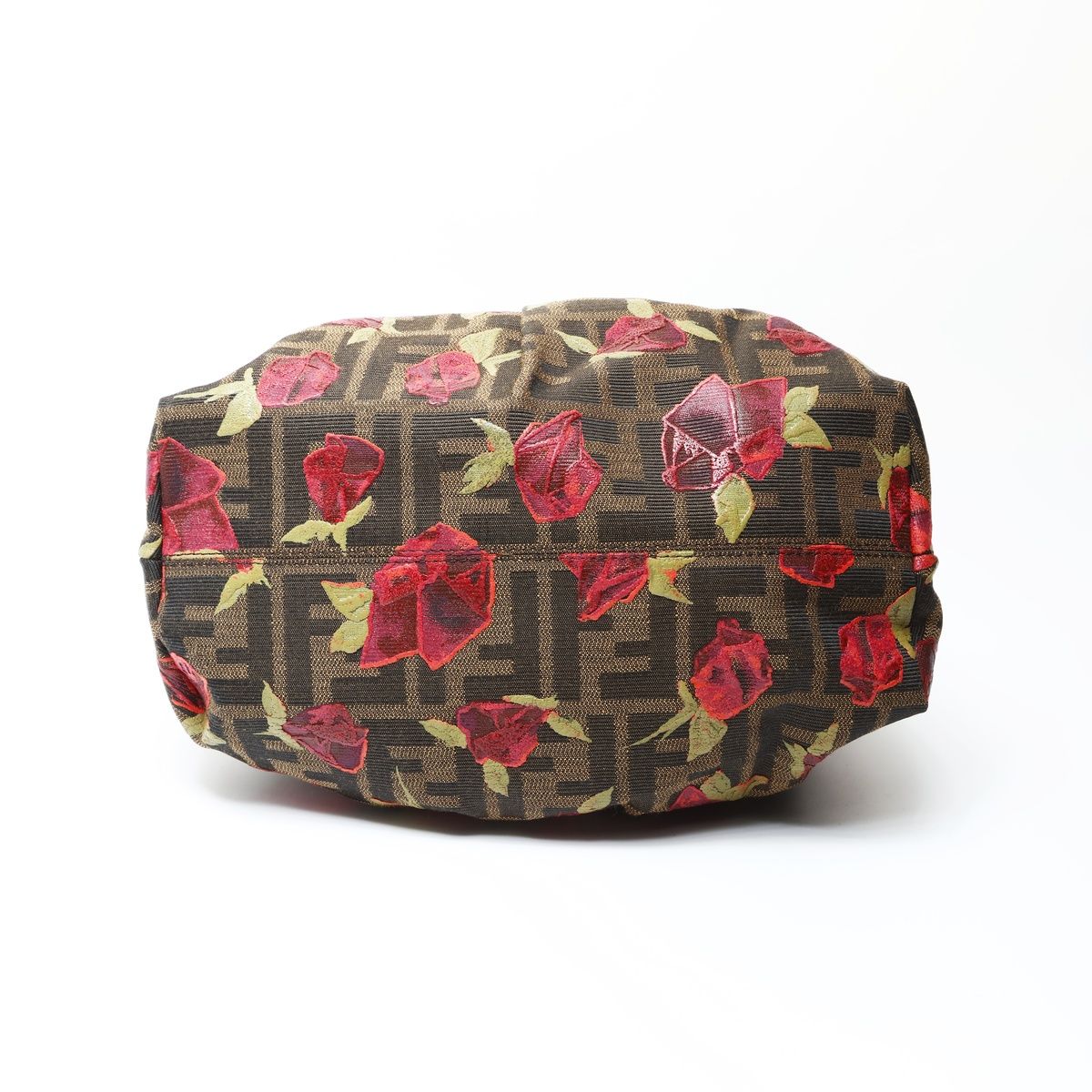 Fendi Handbag Zucca Canvas Rose Pattern — view 8