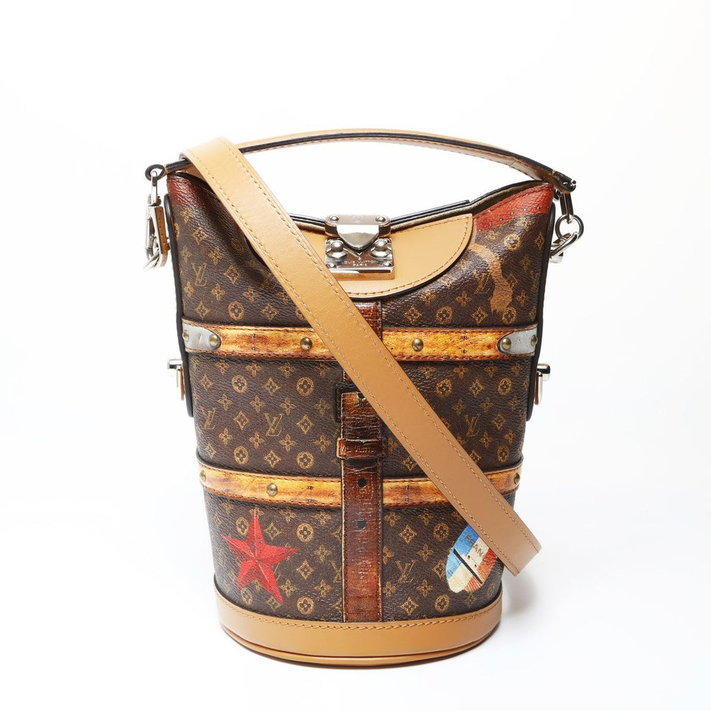 Louis Vuitton Shoulder Bag Monogram Trompe L'oeil Duffel — view 2