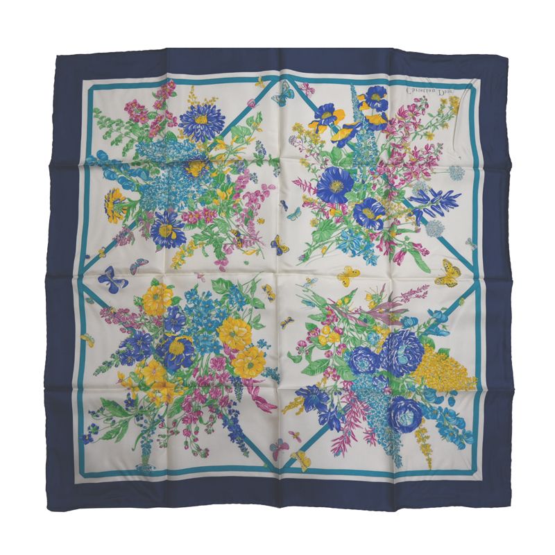 Dior Scarf Silk White — view 2