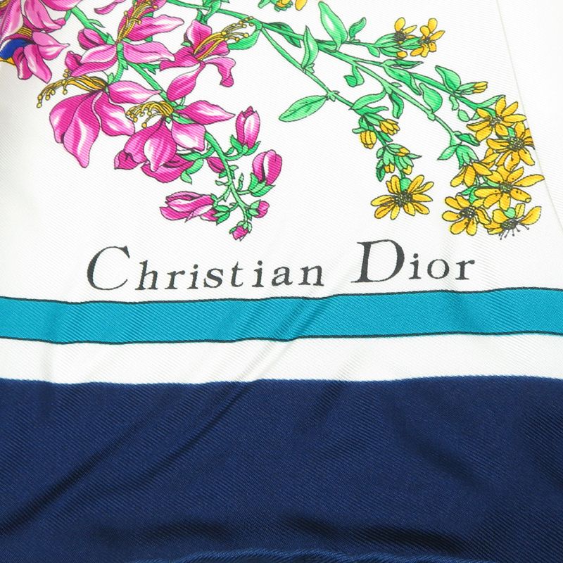 Dior Scarf Silk White — view 7