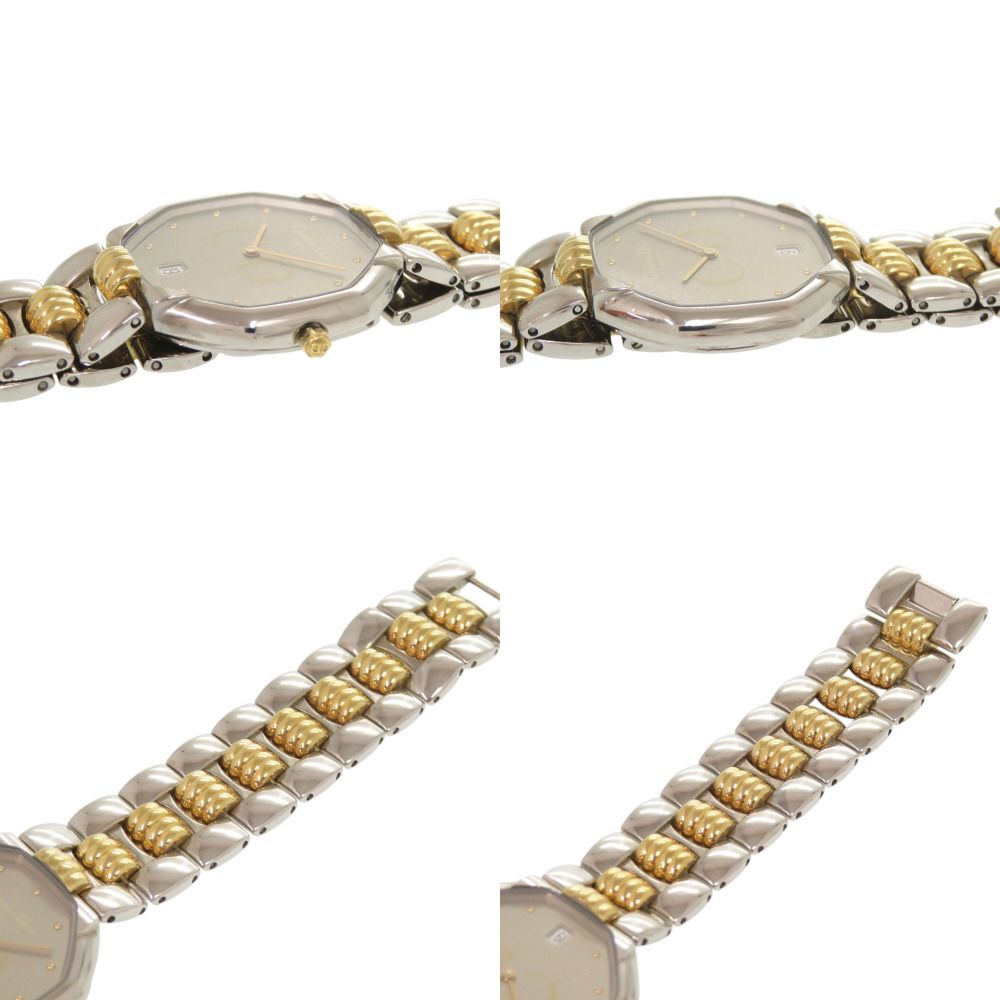 Dior Octagon 45.204 SS Silver Gold Quartz Watch — view 8