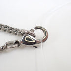 Louis Vuitton Pendant Necklace Vvv Silver Metal Triple V — view 5