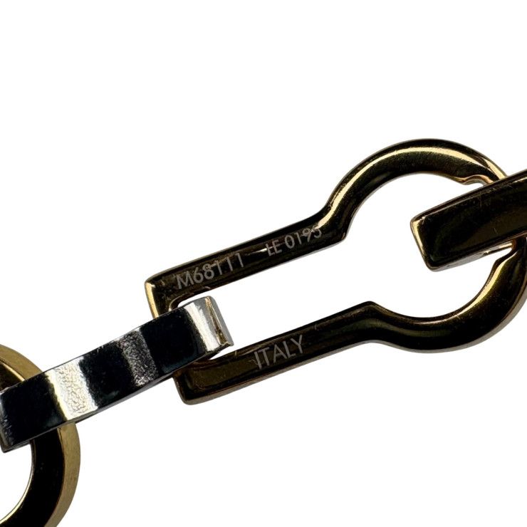 Louis Vuitton Choker Chain Necklace Gold Silver Metal — view 7