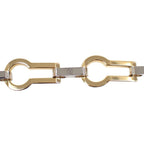 Louis Vuitton Choker Chain Necklace Gold Silver Metal — view 2