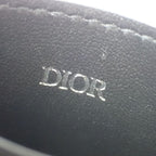 Dior Card Case Gravity Holder Black Calfskin — view 5
