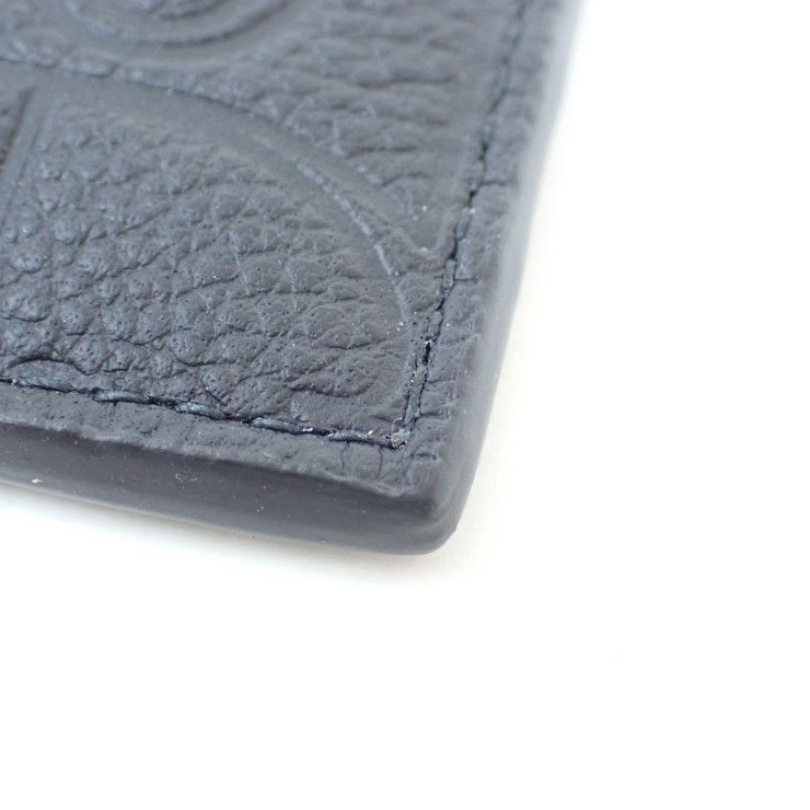 Dior Card Case Gravity Holder Black Calfskin — view 3