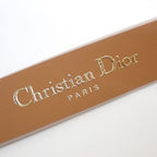Dior Bracelet 30 Montaigne Beige Leather Gold Double — view 7