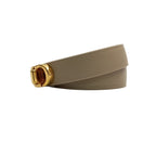 Dior Bracelet 30 Montaigne Beige Leather Gold Double — view 2