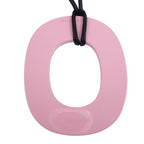 Hermes Pendant Necklace Isum Pop PM Brown Pink Lacquer Wood — view 3