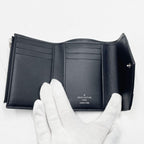 Louis Vuitton Trifold Wallet Portefeuille Victorine Brown Leather — view 6