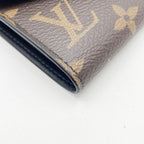 Louis Vuitton Trifold Wallet Portefeuille Victorine Brown Leather — view 4