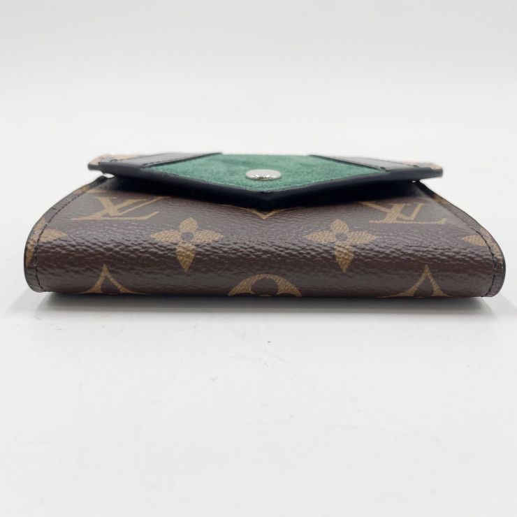 Louis Vuitton Trifold Wallet Portefeuille Victorine Brown Leather — view 3