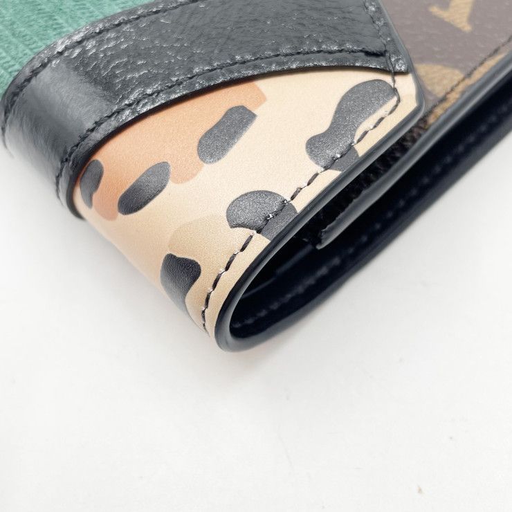 Louis Vuitton Trifold Wallet Portefeuille Victorine Brown Leather — view 5