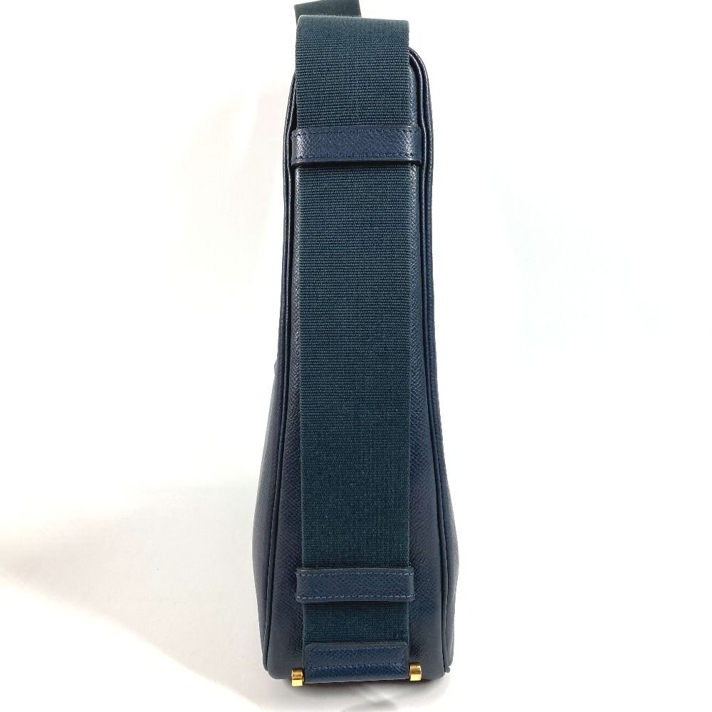 Hermes Shoulder Bag Saco Courchevel Navy — view 3