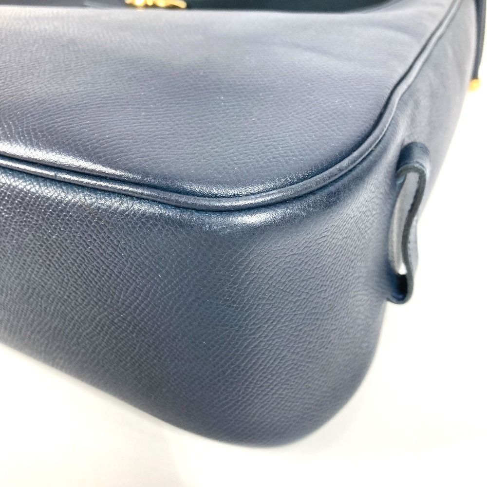 Hermes Shoulder Bag Saco Courchevel Navy — view 6