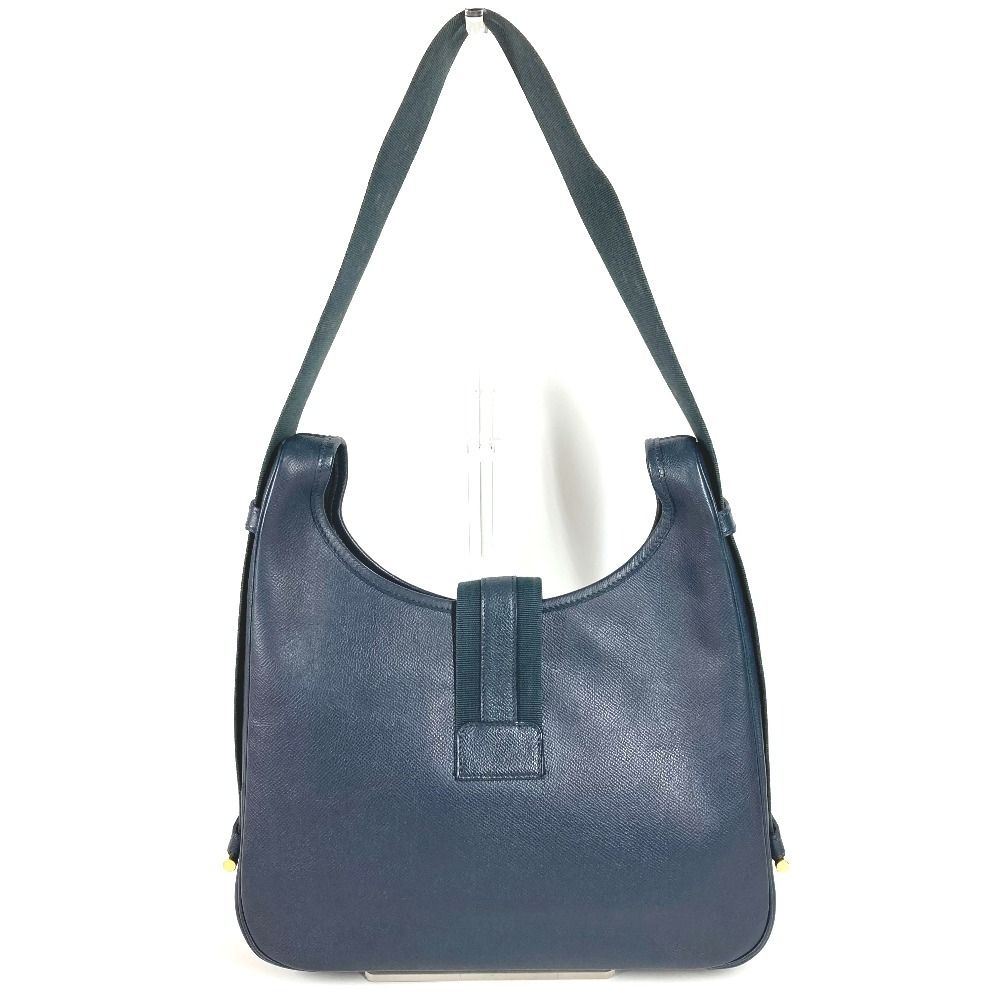 Hermes Shoulder Bag Saco Courchevel Navy — view 2