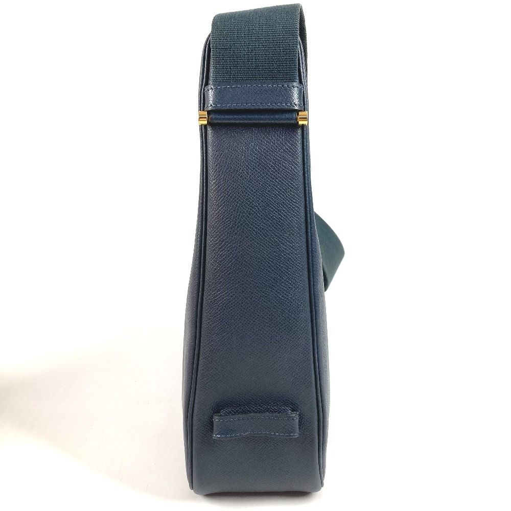 Hermes Shoulder Bag Saco Courchevel Navy — view 4
